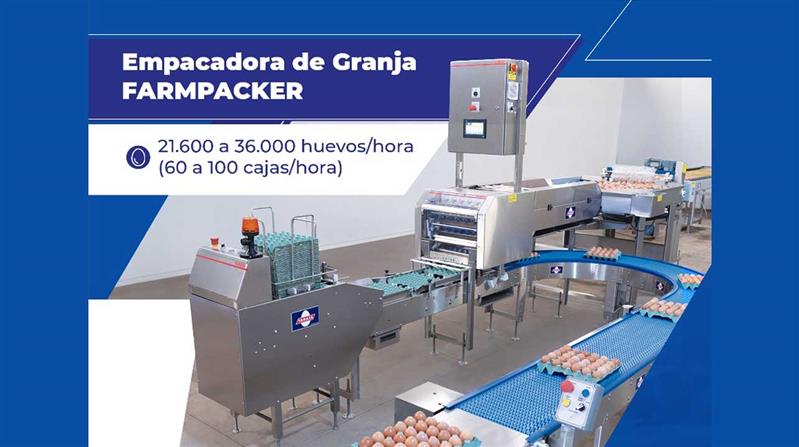 Clasificadoras, empacadoras y lavadoras de huevos